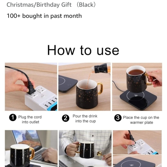 Misty 55 degrees coffee warmer, new in box - Picture 3 of 6